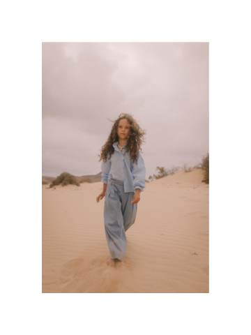 DENIM WIDE PANTS Búho
