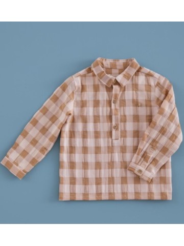 Polera Vichy Cinnamon