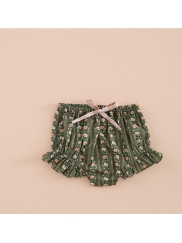 Culotte Volantito Raya Flor...